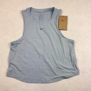 Nike One Classic Dri-FIT Tank Top Blue/Grey Athletic Top Sz. X-Small NWT